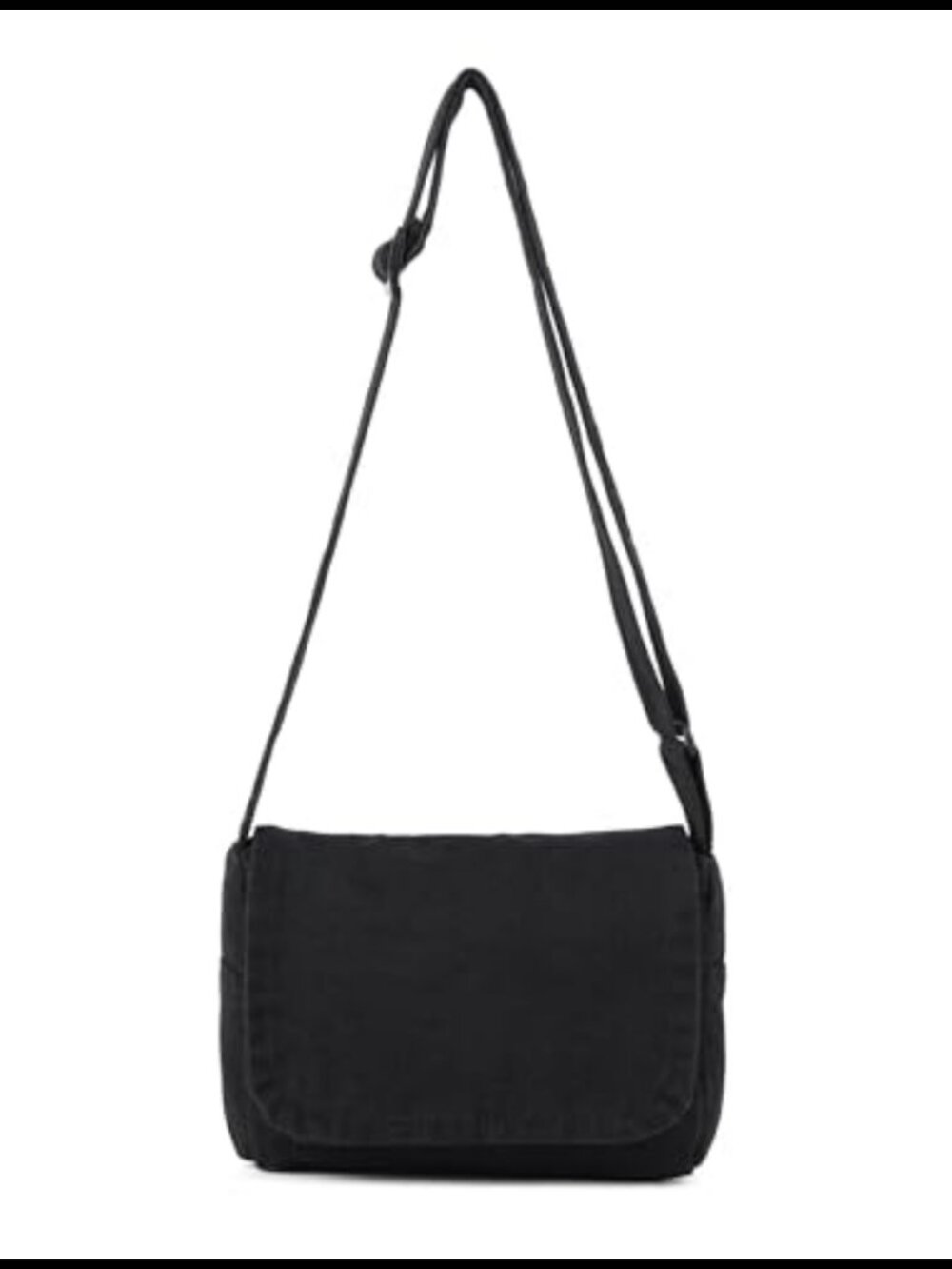 Small Canvas Crossbody Bag Mini Messenger Purse Compact Adjustable Strap